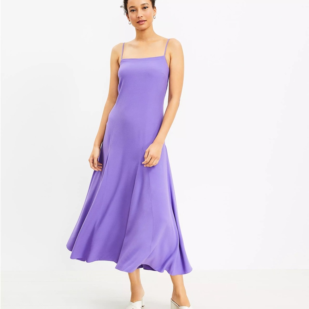 Elegant Purple Women's Dress